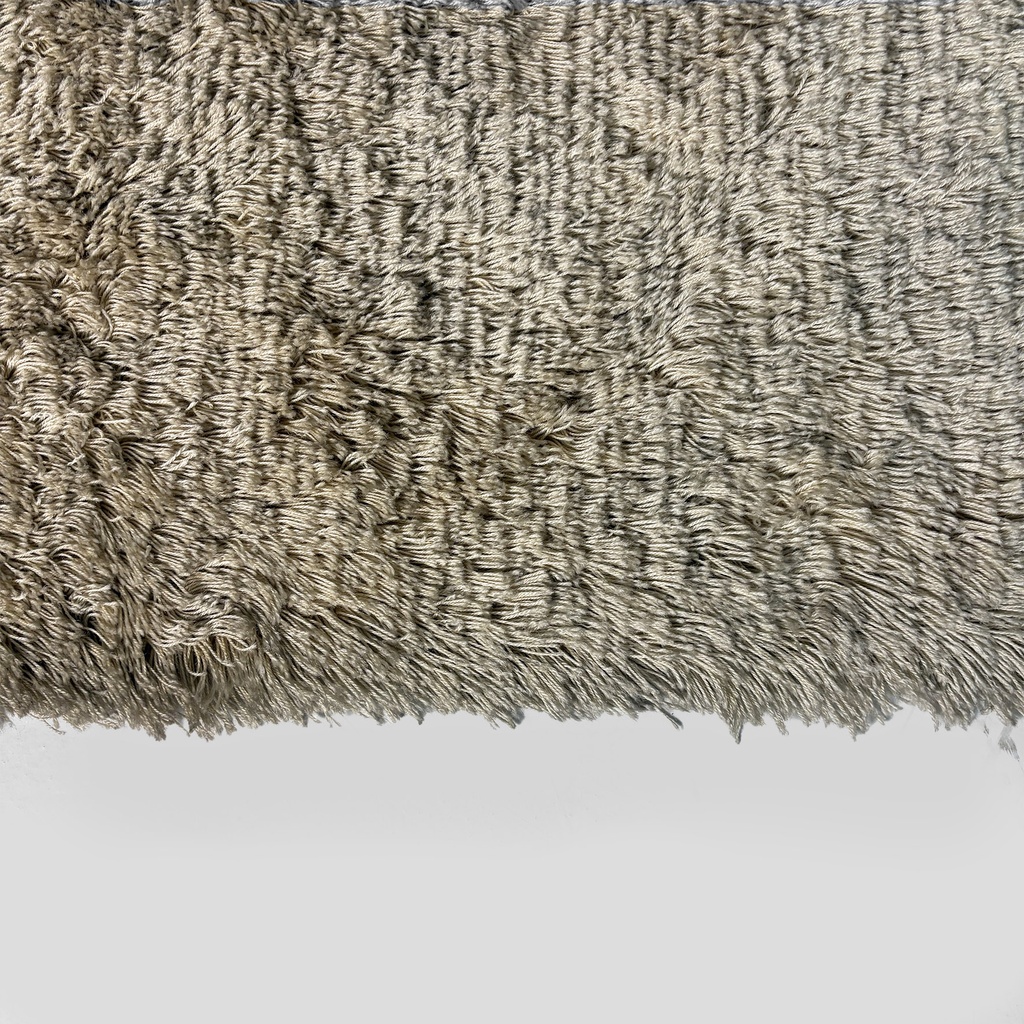 Tappeto a pelo corto e medio in beige, 1970 ca.