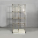 Libreria con lampada in plexiglass, 1970 ca.