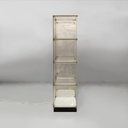 Libreria con lampada in plexiglass, 1970 ca.