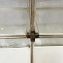 Libreria con lampada in plexiglass, 1970 ca.