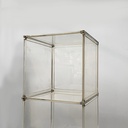 Libreria con lampada in plexiglass, 1970 ca.