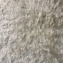 Tappeto a pelo lungo in bianco crema, 1970 ca.