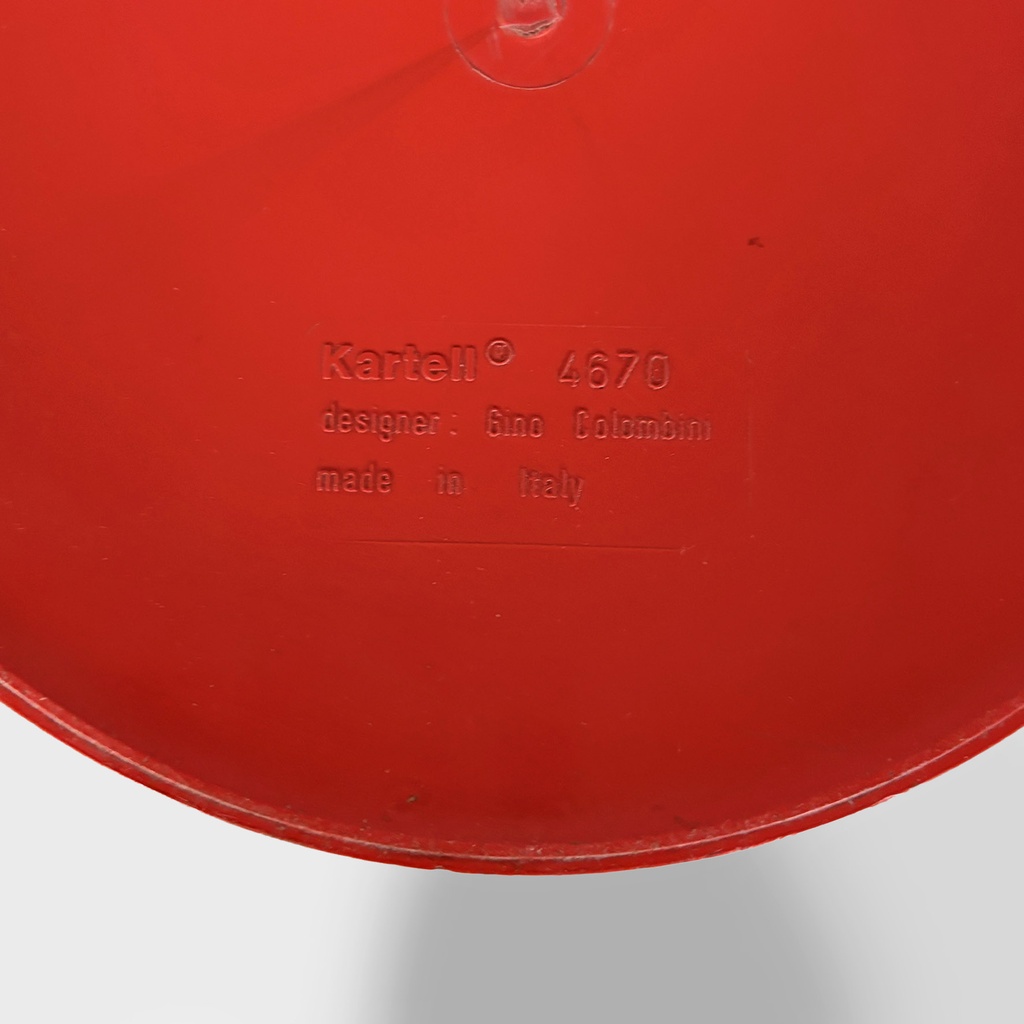 Cestino gettacarta 4670 di Gino Colombini per Kartell, 1970 ca.