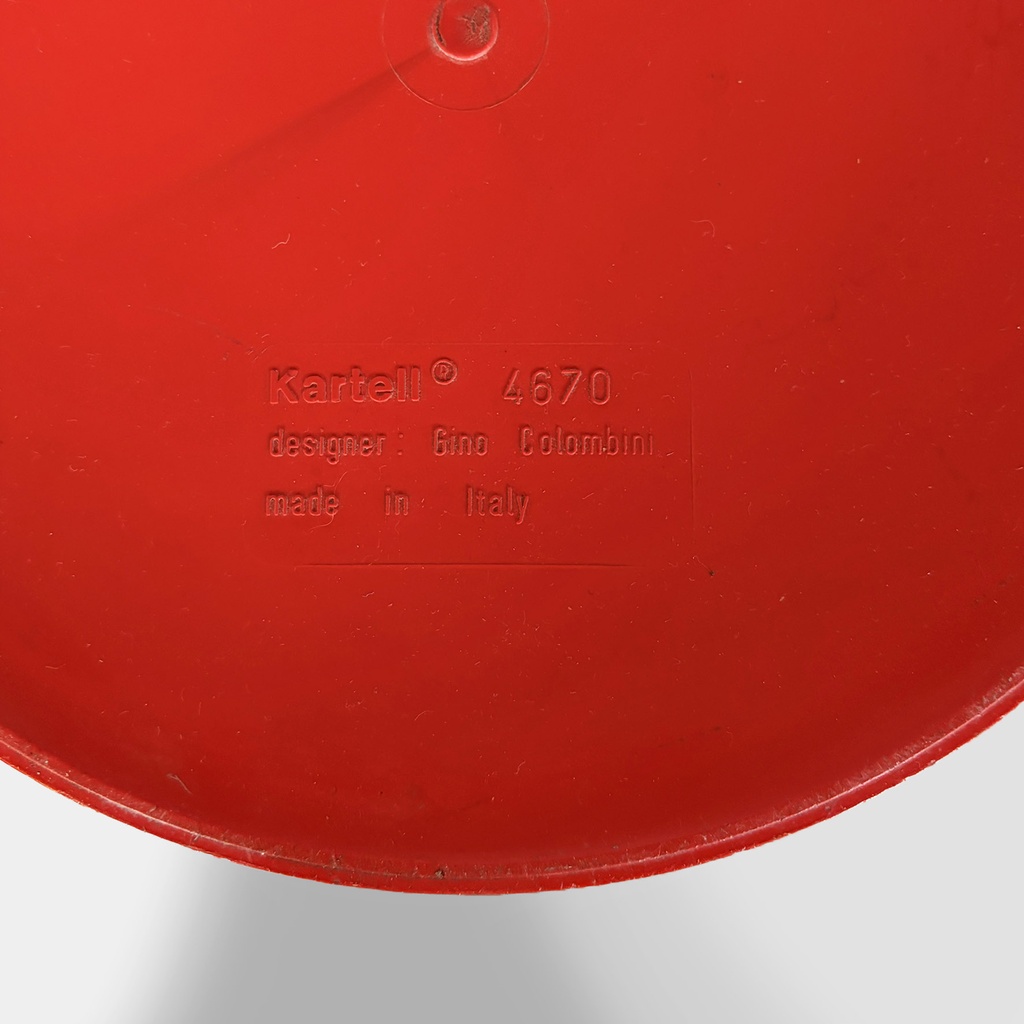 Cestino gettacarta 4670 di Gino Colombini per Kartell, 1970 ca.