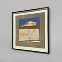Quadro di Lucio del Pezzo per Tisettanta, 1970 ca.