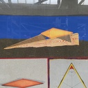 Quadro di Lucio del Pezzo per Tisettanta, 1970 ca.