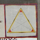 Quadro di Lucio del Pezzo per Tisettanta, 1970 ca.