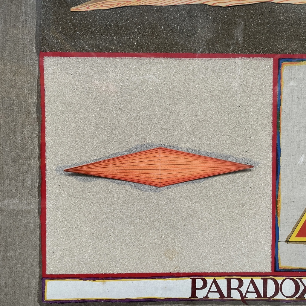 Quadro di Lucio del Pezzo per Tisettanta, 1970 ca.