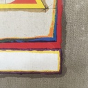 Quadro di Lucio del Pezzo per Tisettanta, 1970 ca.