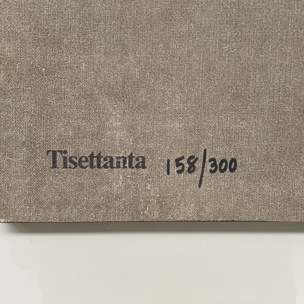 Quadro di Lucio del Pezzo per Tisettanta, 1970 ca.