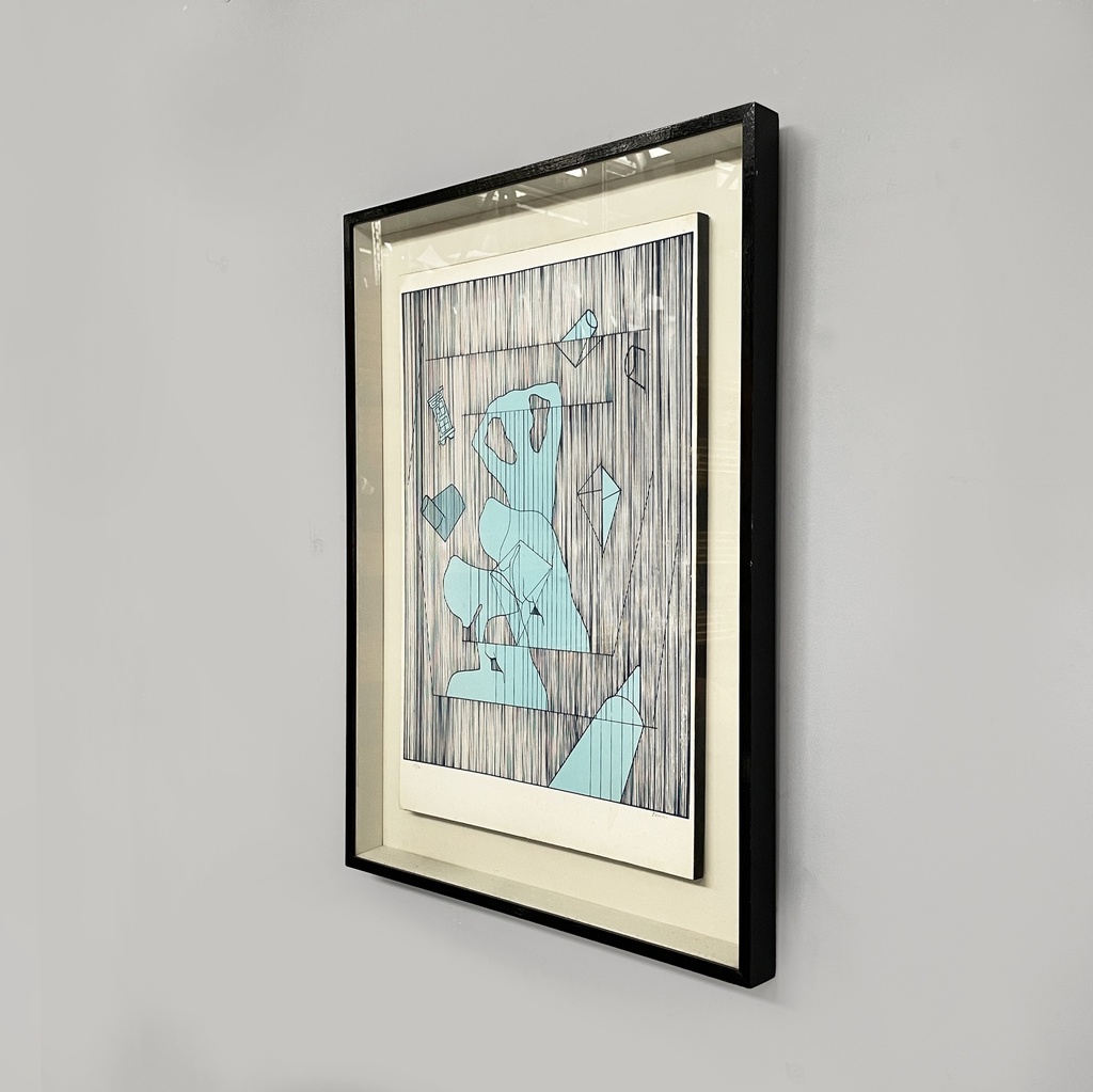 Quadro astratto su carta, 1980 ca.