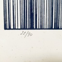 Quadro astratto su carta, 1980 ca.