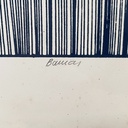 Quadro astratto su carta, 1980 ca.