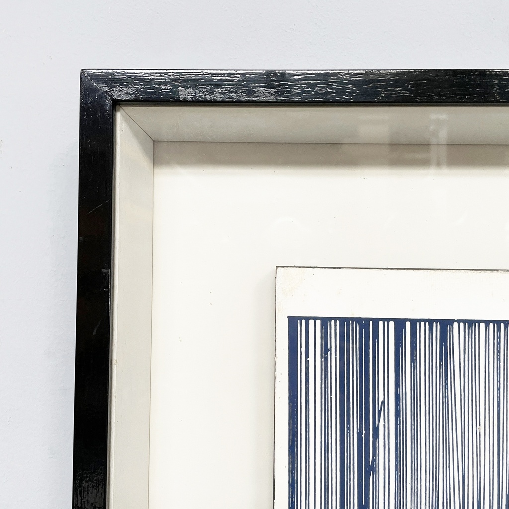 Quadro astratto su carta, 1980 ca.
