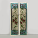 Vetrate artistiche rose, 1910 ca.