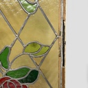 Vetrate artistiche alte con rose, 1910 ca.