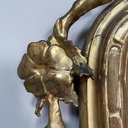 Specchiera da parete dorata, fine 1800 ca.