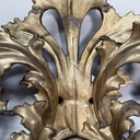 Specchiera da parete dorata, fine 1800 ca.