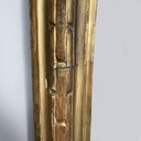 Specchiera da parete dorata, fine 1800 ca.