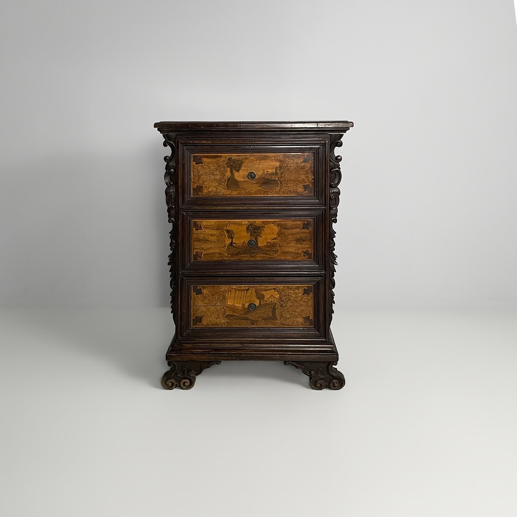 Comodino bergamasco, 1800 ca.