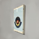 Quadro geometrico su carta, 1980 ca.