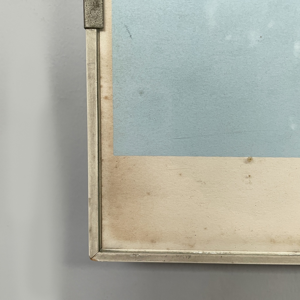 Quadro geometrico su carta, 1980 ca.