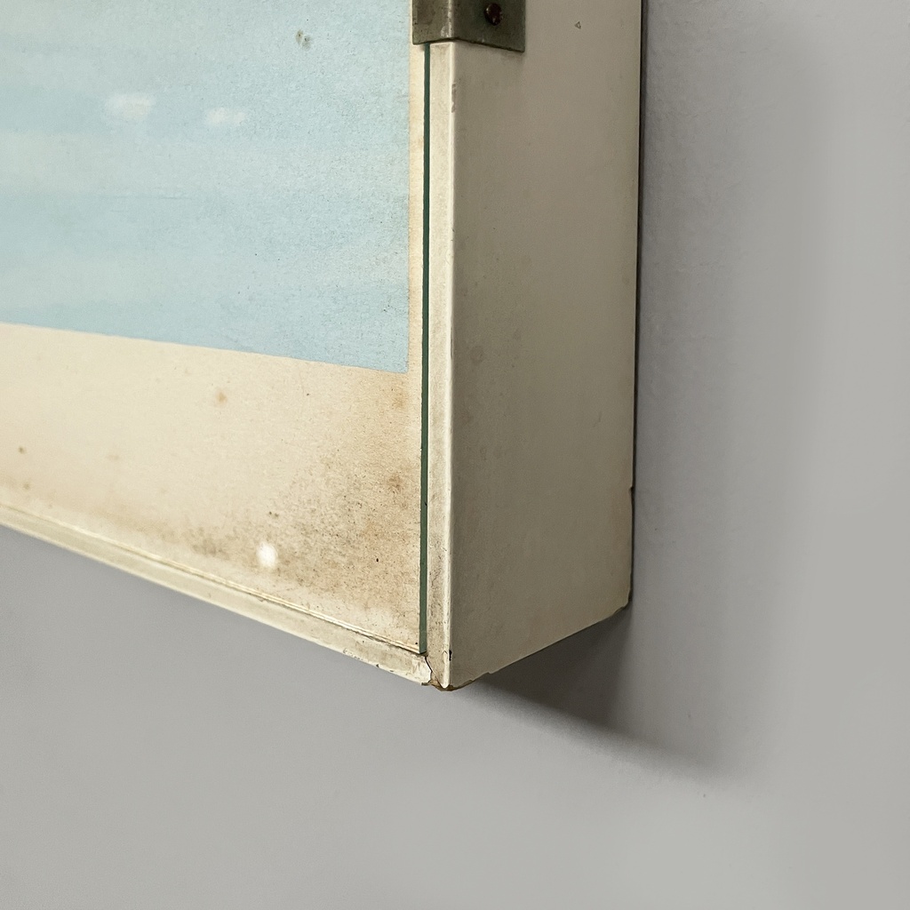 Quadro geometrico su carta, 1980 ca.