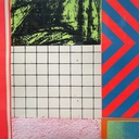 Quadro geometrico su carta, 1970 ca.