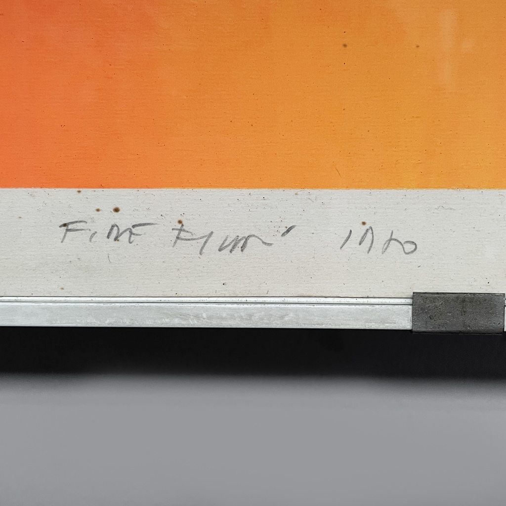 Quadro geometrico su carta, 1970 ca.