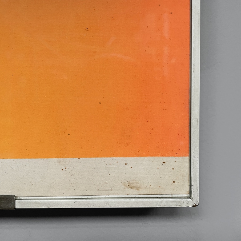 Quadro geometrico su carta, 1970 ca.