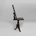Sedia in legno nero, fine 1800 ca.