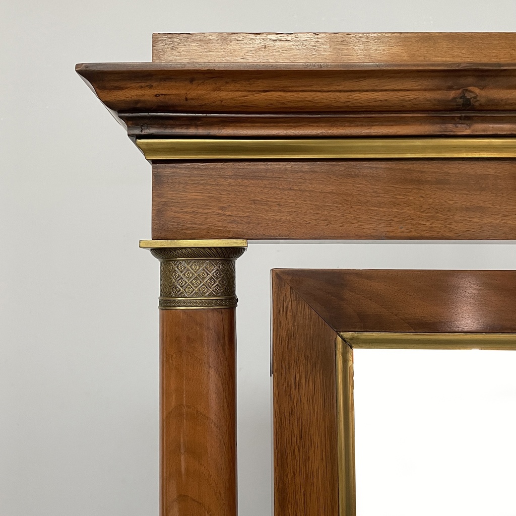 Specchio con cassetto, metà 1800