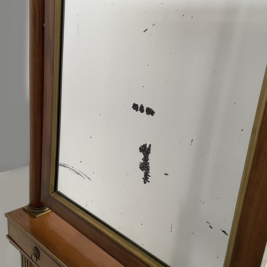 Specchio con cassetto, metà 1800