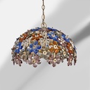 Lampadari in vetro e metallo, 1960 ca.