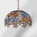 Lampadari in vetro e metallo, 1960 ca.