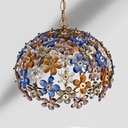 Lampadari in vetro e metallo, 1960 ca.