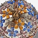Lampadari in vetro e metallo, 1960 ca.