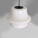Lampadari in vetro opalino, 1950 ca.