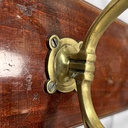 Appendiabiti da parete in legno e ottone, 1920 ca.