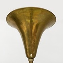 Lampada da terra in ottone, 1940 ca.