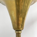 Lampada da terra in ottone, 1940 ca.