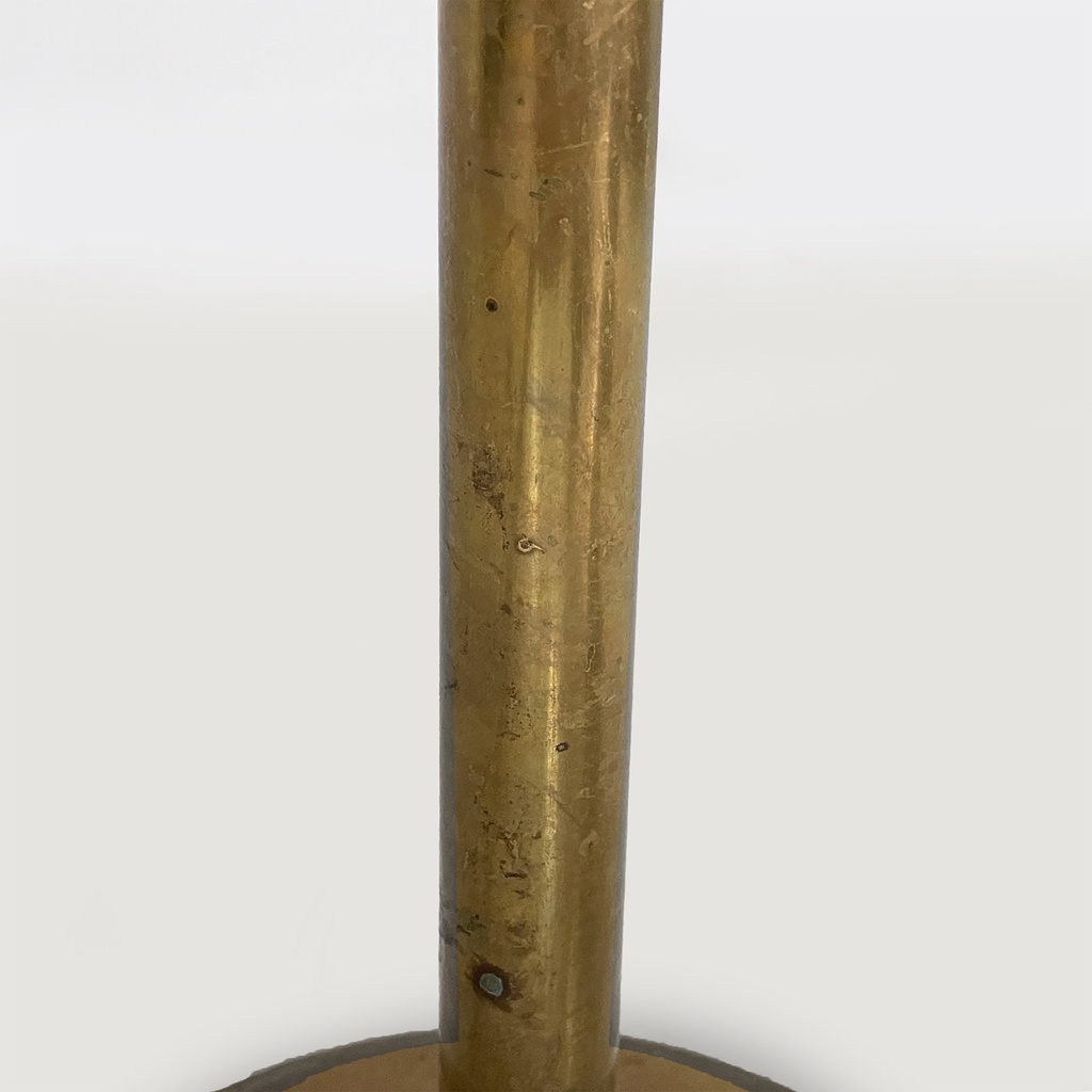 Lampada da terra in ottone, 1940 ca.