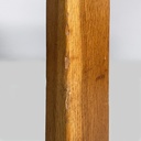 Scrivania in legno massello e formica blu, 1960 ca. 