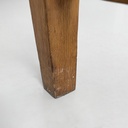 Scrivania in legno massello e formica blu, 1960 ca. 