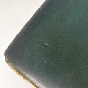 Sgabello in metallo e similpelle, 1930 ca. 
