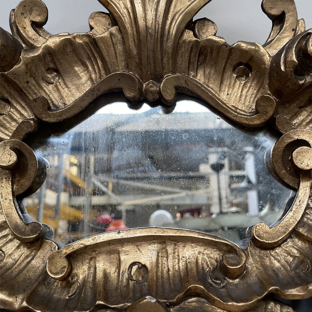 Specchi da parete in legno dorato, 1800 ca. 