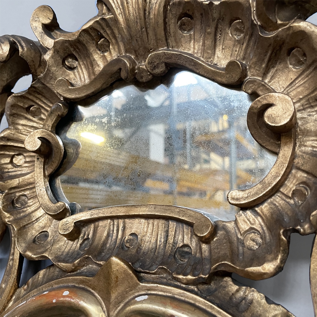 Specchi da parete in legno dorato, 1800 ca. 