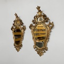 Specchi da parete in legno dorato, 1800 ca. 