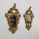 Specchi da parete in legno dorato, 1800 ca. 
