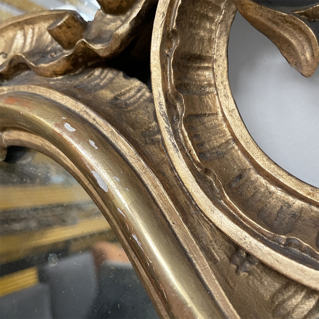Specchi da parete in legno dorato, 1800 ca. 